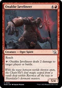 Onakke Javelineer - March of the Machine - Magic: The Gathering card