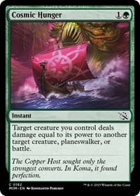 Cosmic Hunger - March of the Machine - Magic: The Gathering card