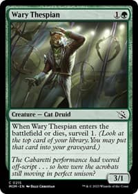 Wary Thespian - March of the Machine - Magic: The Gathering card