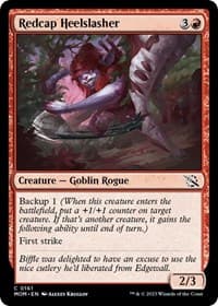 Redcap Heelslasher - March of the Machine - Magic: The Gathering card