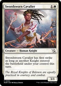 Swordsworn Cavalier - March of the Machine - Magic: The Gathering card