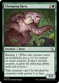 Chomping Kavu - March of the Machine - Magic: The Gathering card