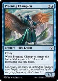 Preening Champion - March of the Machine - Magic: The Gathering card