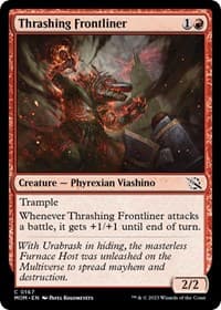 Thrashing Frontliner - March of the Machine - Magic: The Gathering card