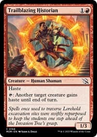 Trailblazing Historian - March of the Machine - Magic: The Gathering card