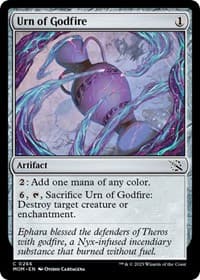 Urn of Godfire - March of the Machine - Magic: The Gathering card