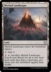 Myriad Landscape - Commander: March of the Machine - Magic: The Gathering card