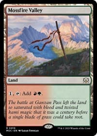 Mossfire Valley - Commander: March of the Machine - Magic: The Gathering card