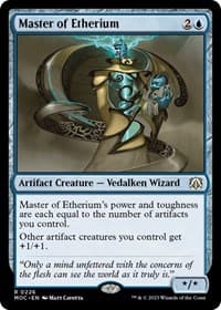 Master of Etherium - Commander: March of the Machine - Magic: The Gathering card