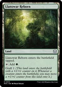 Llanowar Reborn - Commander: March of the Machine - Magic: The Gathering card