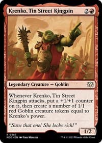 Krenko, Tin Street Kingpin - Commander: March of the Machine - Magic: The Gathering card