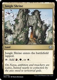 Jungle Shrine - Commander: March of the Machine - Magic: The Gathering card