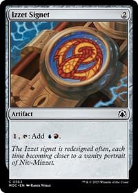 Izzet Signet - Commander: March of the Machine - Magic: The Gathering card