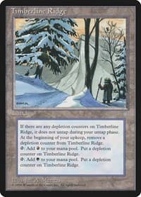 Timberline Ridge - Ice Age - Magic: The Gathering card
