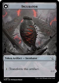 Incubator (0017) // Phyrexian (0017) Double-Sided Token - March of the Machine - Magic: The Gathering card