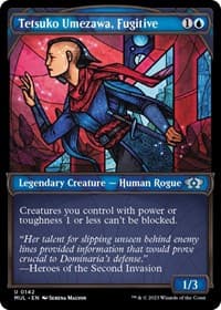 Tetsuko Umezawa, Fugitive (Halo Foil) - March of the Machine: Multiverse Legends - Magic: The Gathering card