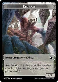Eldrazi // Angel Double-Sided Token - Commander: March of the Machine - Magic: The Gathering card