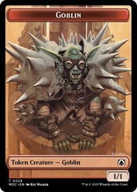 Goblin // Eldrazi Double-Sided Token - Commander: March of the Machine - Magic: The Gathering card