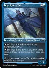 Inga Rune-Eyes (Foil Etched) - March of the Machine: Multiverse Legends - Magic: The Gathering card