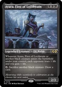 Ayara, First of Locthwain (Foil Etched) - March of the Machine: Multiverse Legends - Magic: The Gathering card