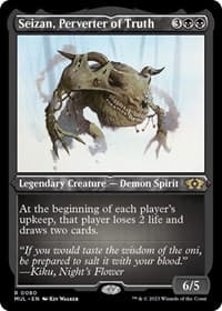 Seizan, Perverter of Truth (Foil Etched) - March of the Machine: Multiverse Legends - Magic: The Gathering card