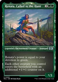 Renata, Called to the Hunt (Foil Etched) - March of the Machine: Multiverse Legends - Magic: The Gathering card