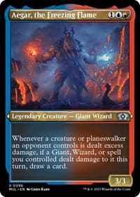 Aegar, the Freezing Flame (Foil Etched) - March of the Machine: Multiverse Legends - Magic: The Gathering card