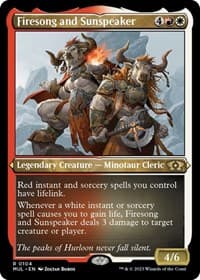 Firesong and Sunspeaker (Foil Etched) - March of the Machine: Multiverse Legends - Magic: The Gathering card