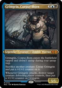 Grimgrin, Corpse-Born (Foil Etched) - March of the Machine: Multiverse Legends - Magic: The Gathering card