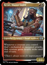 Reyav, Master Smith (Foil Etched) - March of the Machine: Multiverse Legends - Magic: The Gathering card