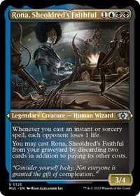 Rona, Sheoldred's Faithful (Foil Etched) - March of the Machine: Multiverse Legends - Magic: The Gathering card