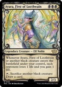 Ayara, First of Locthwain (Halo Foil) - March of the Machine: Multiverse Legends - Magic: The Gathering card