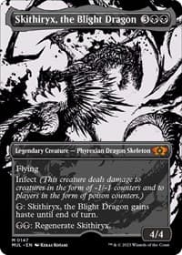 Skithiryx, the Blight Dragon (Halo Foil) - March of the Machine: Multiverse Legends - Magic: The Gathering card