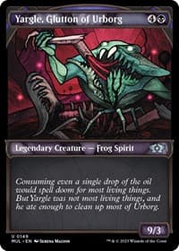 Yargle, Glutton of Urborg (Halo Foil) - March of the Machine: Multiverse Legends - Magic: The Gathering card