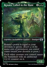 Renata, Called to the Hunt (Halo Foil) - March of the Machine: Multiverse Legends - Magic: The Gathering card