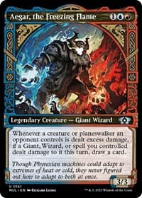 Aegar, the Freezing Flame (Halo Foil) - March of the Machine: Multiverse Legends - Magic: The Gathering card