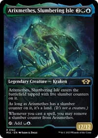 Arixmethes, Slumbering Isle (Halo Foil) - March of the Machine: Multiverse Legends - Magic: The Gathering card
