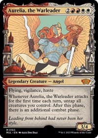 Aurelia, the Warleader (Halo Foil) - March of the Machine: Multiverse Legends - Magic: The Gathering card