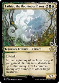 Lathiel, the Bounteous Dawn (Halo Foil) - March of the Machine: Multiverse Legends - Magic: The Gathering card