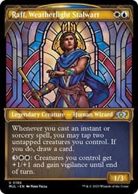 Raff, Weatherlight Stalwart (Halo Foil) - March of the Machine: Multiverse Legends - Magic: The Gathering card