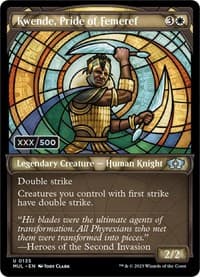 Kwende, Pride of Femeref (Serial Numbered) - March of the Machine: Multiverse Legends - Magic: The Gathering card