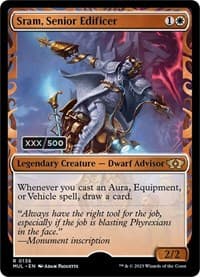 Sram, Senior Edificer (Serial Numbered) - March of the Machine: Multiverse Legends - Magic: The Gathering card