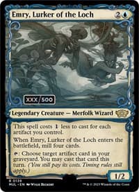 Emry, Lurker of the Loch (Serial Numbered) - March of the Machine: Multiverse Legends - Magic: The Gathering card