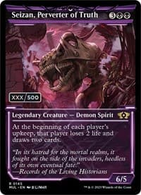 Seizan, Perverter of Truth (Serial Numbered) - March of the Machine: Multiverse Legends - Magic: The Gathering card