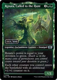 Renata, Called to the Hunt (Serial Numbered) - March of the Machine: Multiverse Legends - Magic: The Gathering card