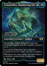 Arixmethes, Slumbering Isle (Serial Numbered) - March of the Machine: Multiverse Legends - Magic: The Gathering card
