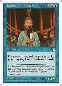 Lu Su, Wu Advisor - Portal Three Kingdoms - Magic: The Gathering card
