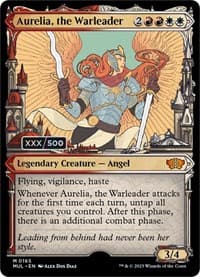 Aurelia, the Warleader (Serial Numbered) - March of the Machine: Multiverse Legends - Magic: The Gathering card