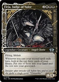 Firja, Judge of Valor (Serial Numbered) - March of the Machine: Multiverse Legends - Magic: The Gathering card