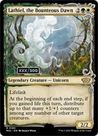 Lathiel, the Bounteous Dawn (Serial Numbered) - March of the Machine: Multiverse Legends - Magic: The Gathering card